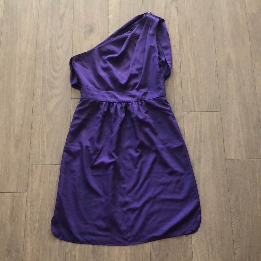 Purple One-shoulder Vince Camuto Dress